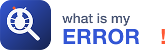 what is my ERROR!